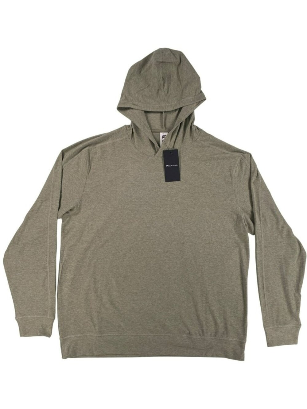 Fabletics Cloud Jersey Hoodie Lightweight Olive Green Men's Sz 2XL MSRP$95 NEW